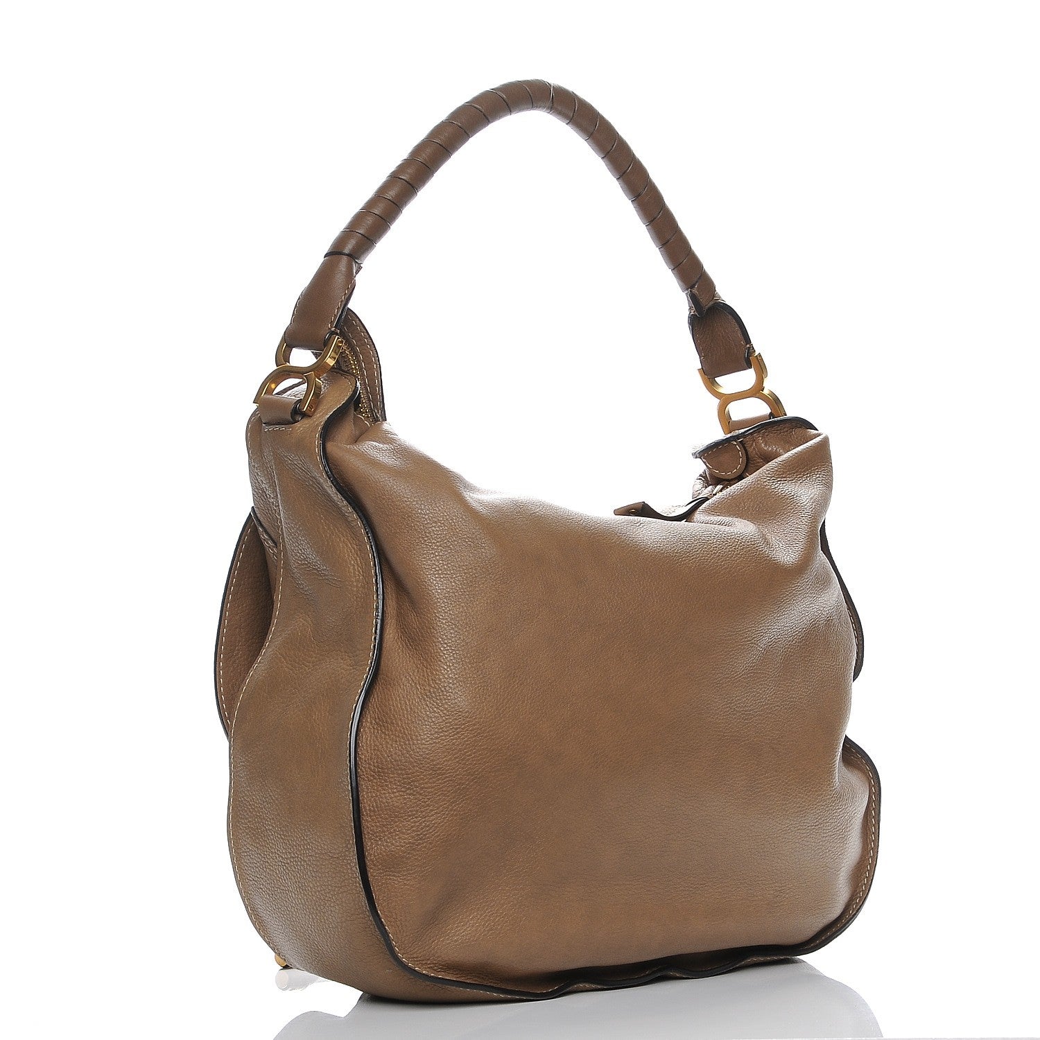 Chloe Calfskin Large Marcie Hobo Nut 3 of 7