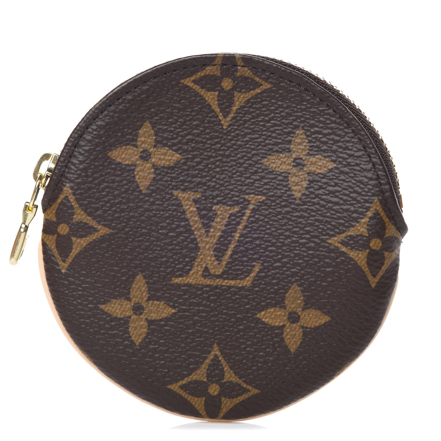 Monogram Round Coin Purse