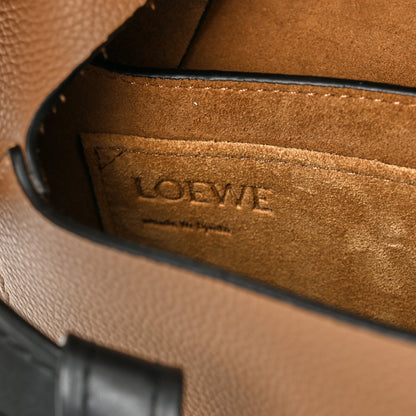 Loewe Grained Calfskin Small Gate Crossbody Bag Mocca Black 6 of 9