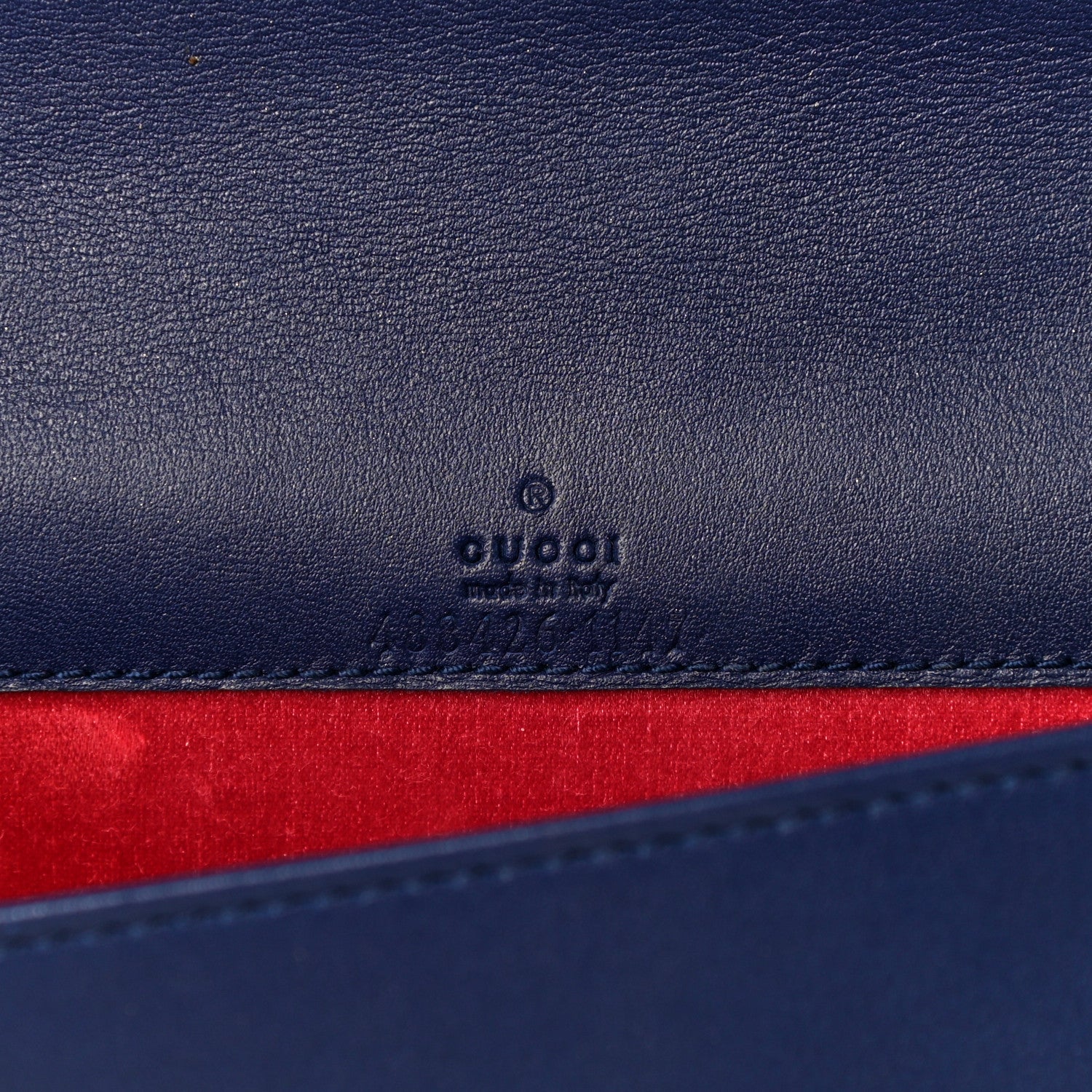 Gucci Velvet Matelasse GG Marmont Mini Bag Cobalt Blue 5 of 16