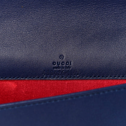 Gucci Velvet Matelasse GG Marmont Mini Bag Cobalt Blue 5 of 16