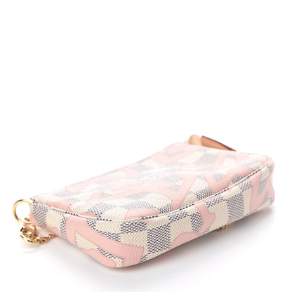 Louis Vuitton Damier Azur Tahitienne Mini Pochette Accessories 4 of 7