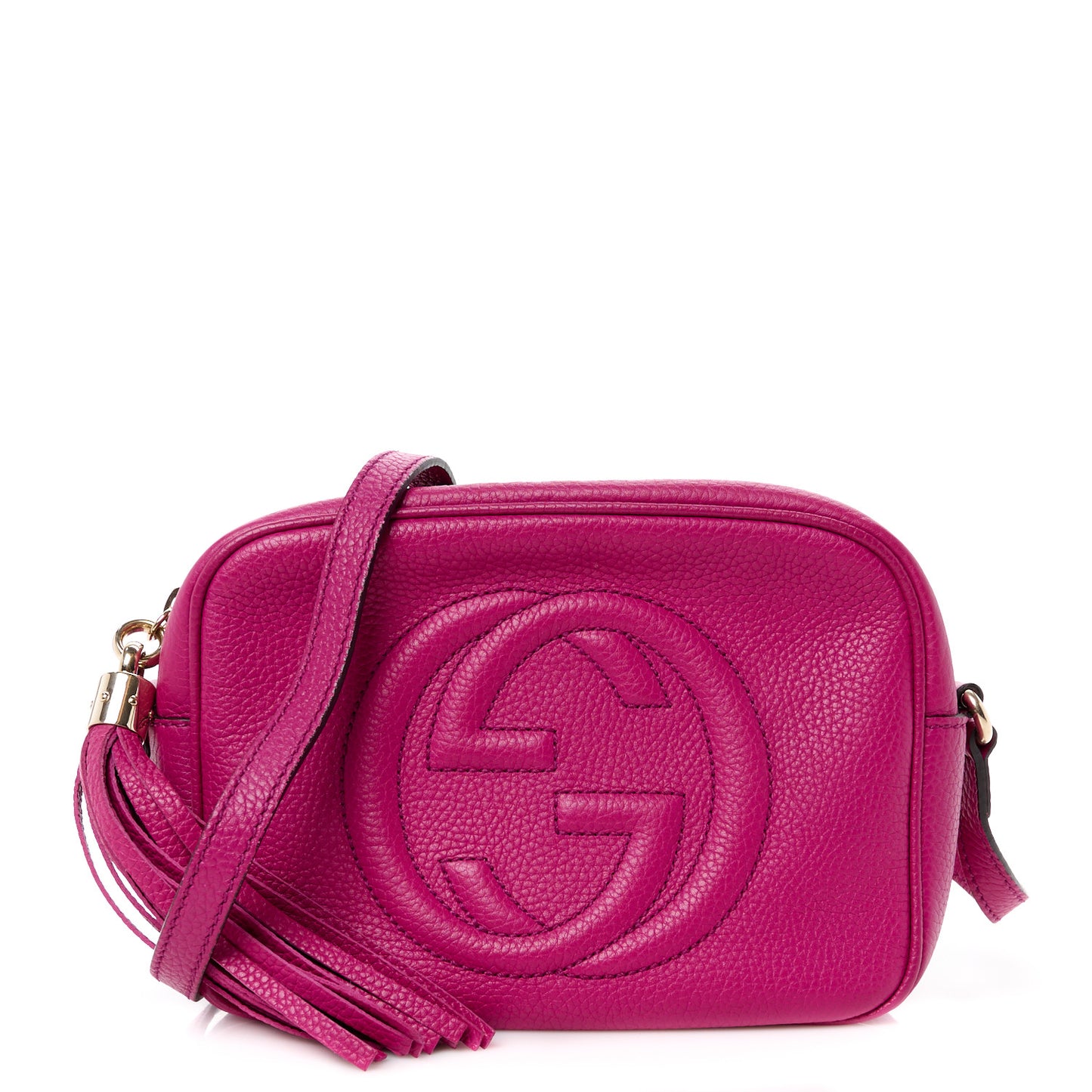 Cellrius Calfskin Small Soho Disco Bag Bright Bouganville