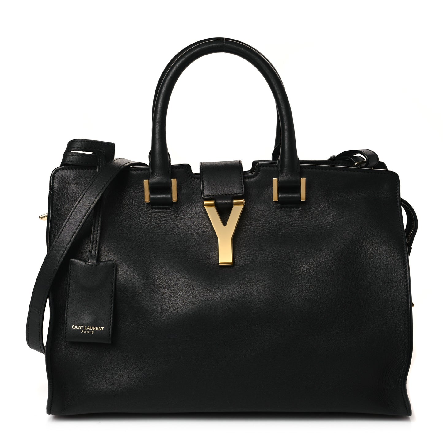 Calfskin Small Classic Y Cabas Black