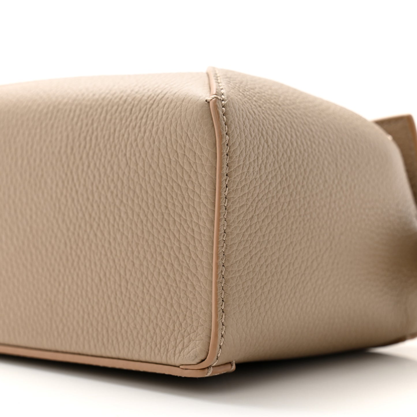 Calfskin Mini Puzzle Edge Bag Sand