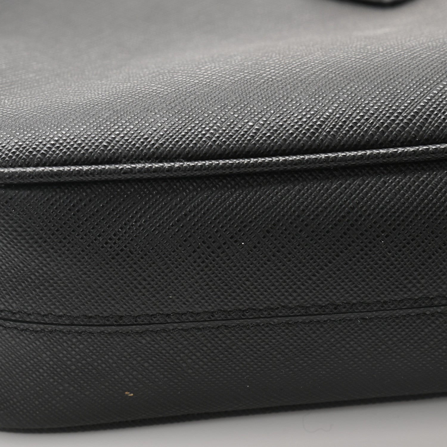 Prada Saffiano Lux Re-Edition 2005 Shoulder Bag Black 12 of 13