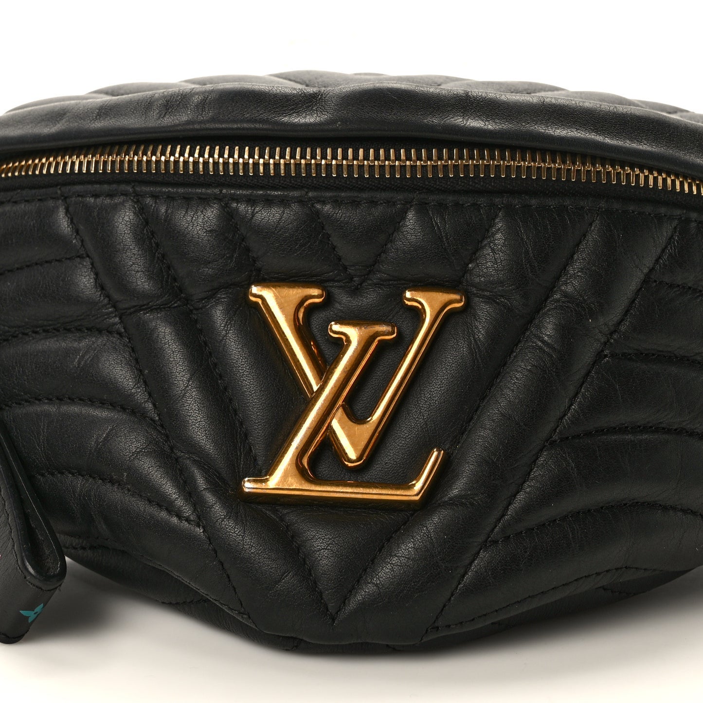 Calfskin Quilted New Wave Bumbag Black