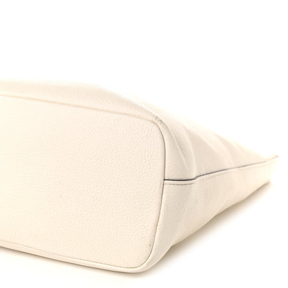 Prada Vitello Phenix Metal Hobo White 10 of 12