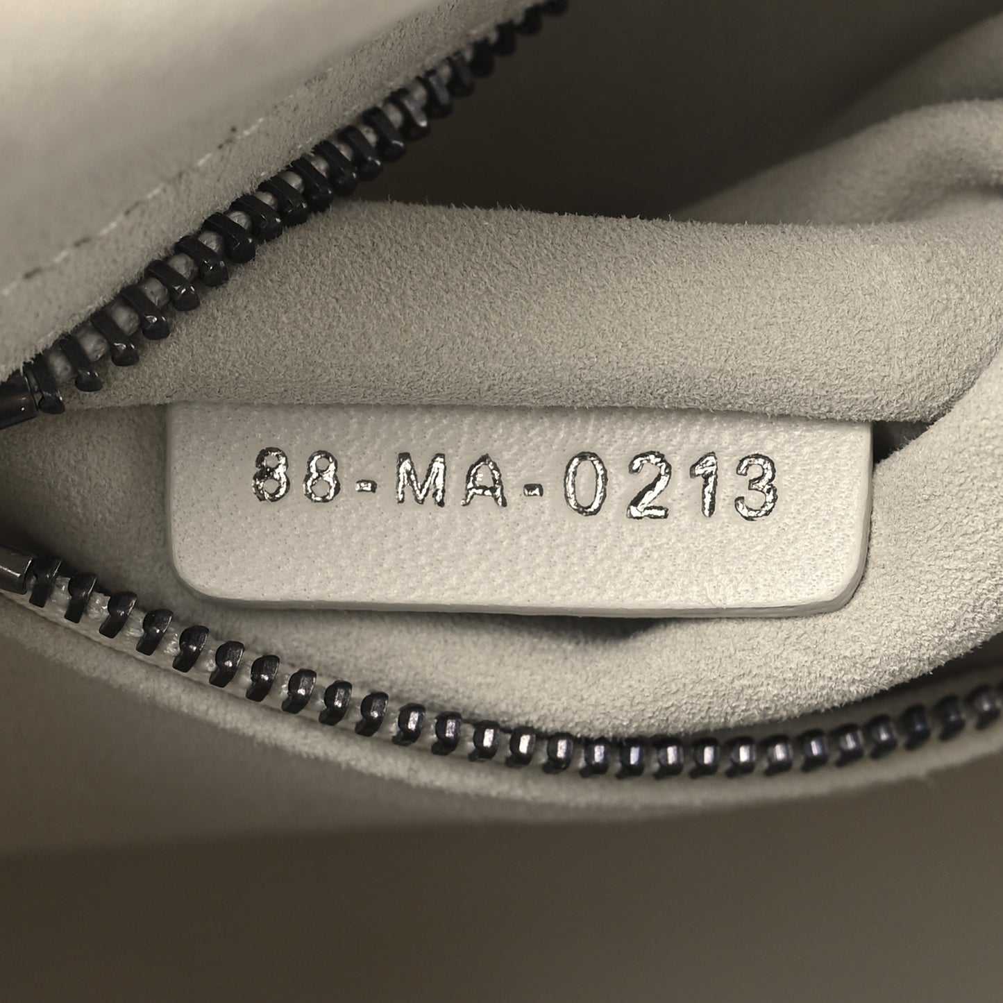 Lambskin Cannage Small My ABCDior Lady Dior White