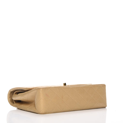 Chanel Lambskin Quilted Medium Double Flap Beige 4 of 10