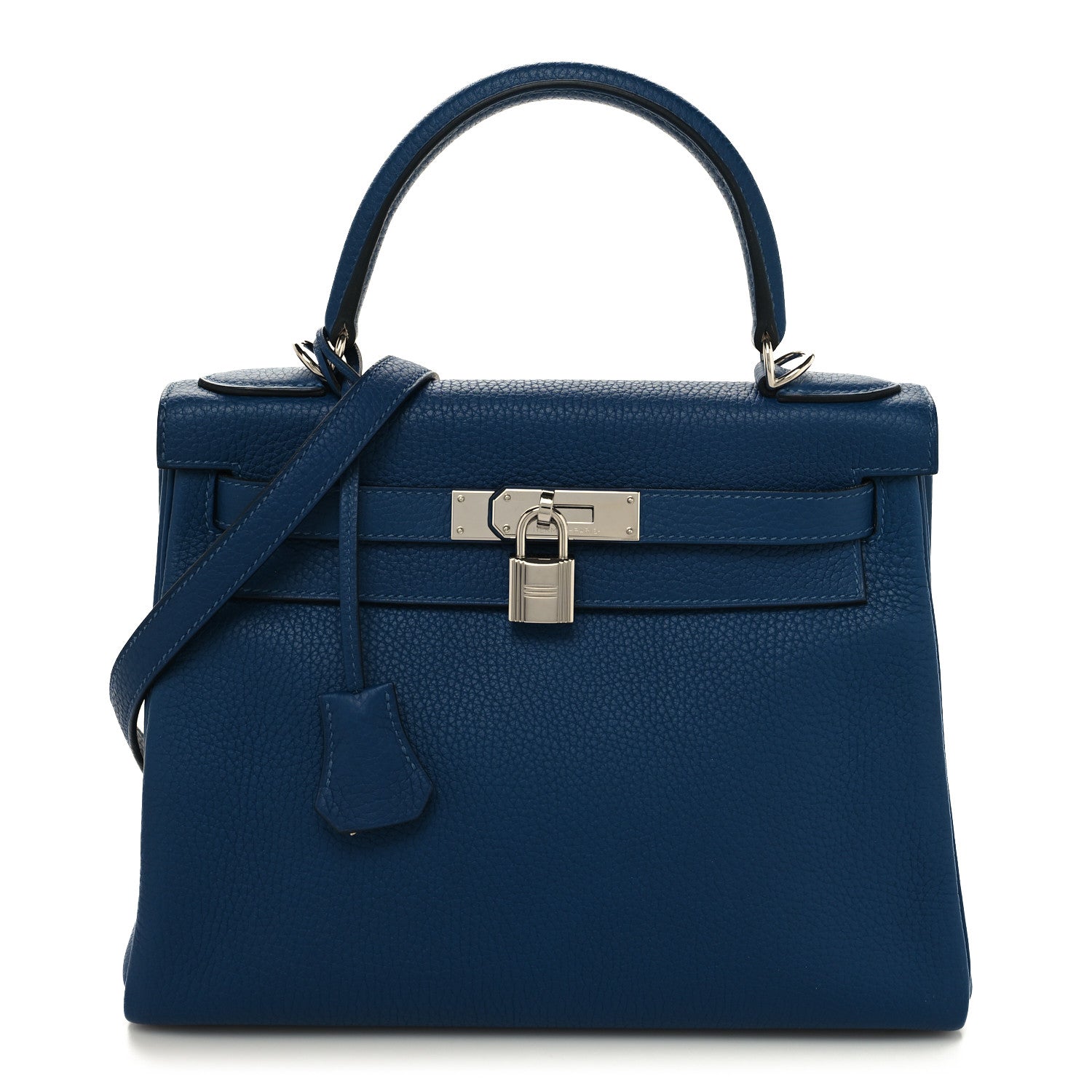 Hermes Taurillon Clemence Kelly Retourne 28 Deep Blue 1 of 12