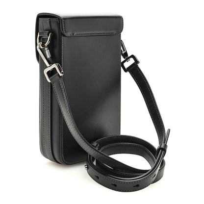 Christian Dior Smooth Calfskin Vertical Pouch Black 3 of 9