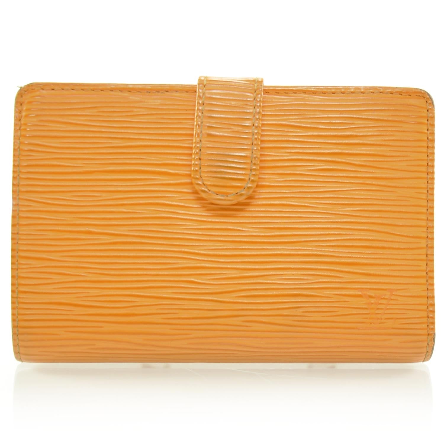 Louis Vuitton Epi French Purse Wallet Mandarin 1 of 9