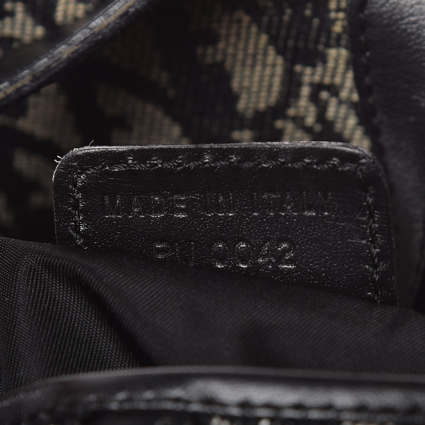 Monogram Double Saddle Bag Black