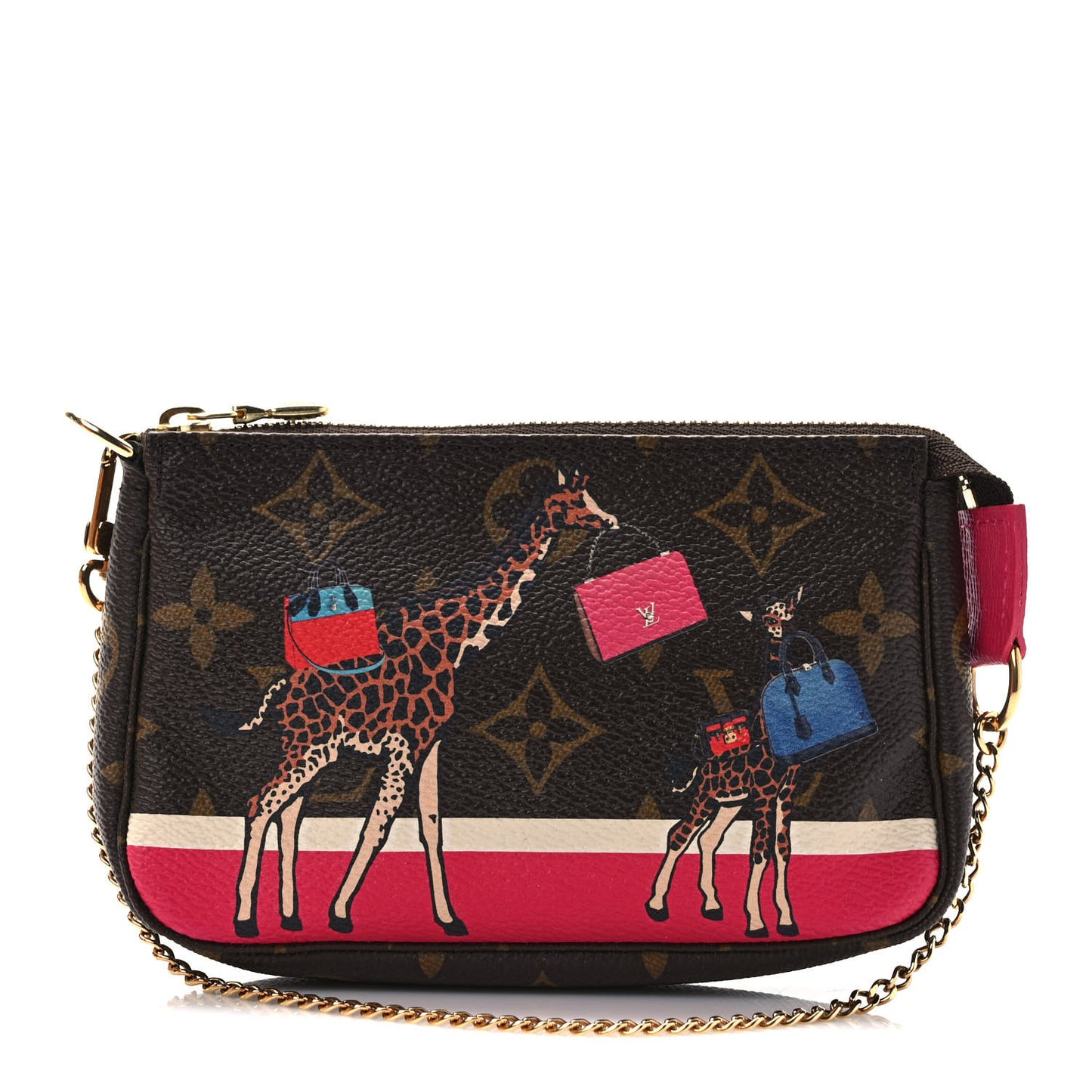 Monogram 2017 Christmas Animation Mini Pochette Accessories