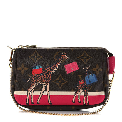 Louis Vuitton Monogram 2017 Christmas Animation Mini Pochette Accessories 1 of 8