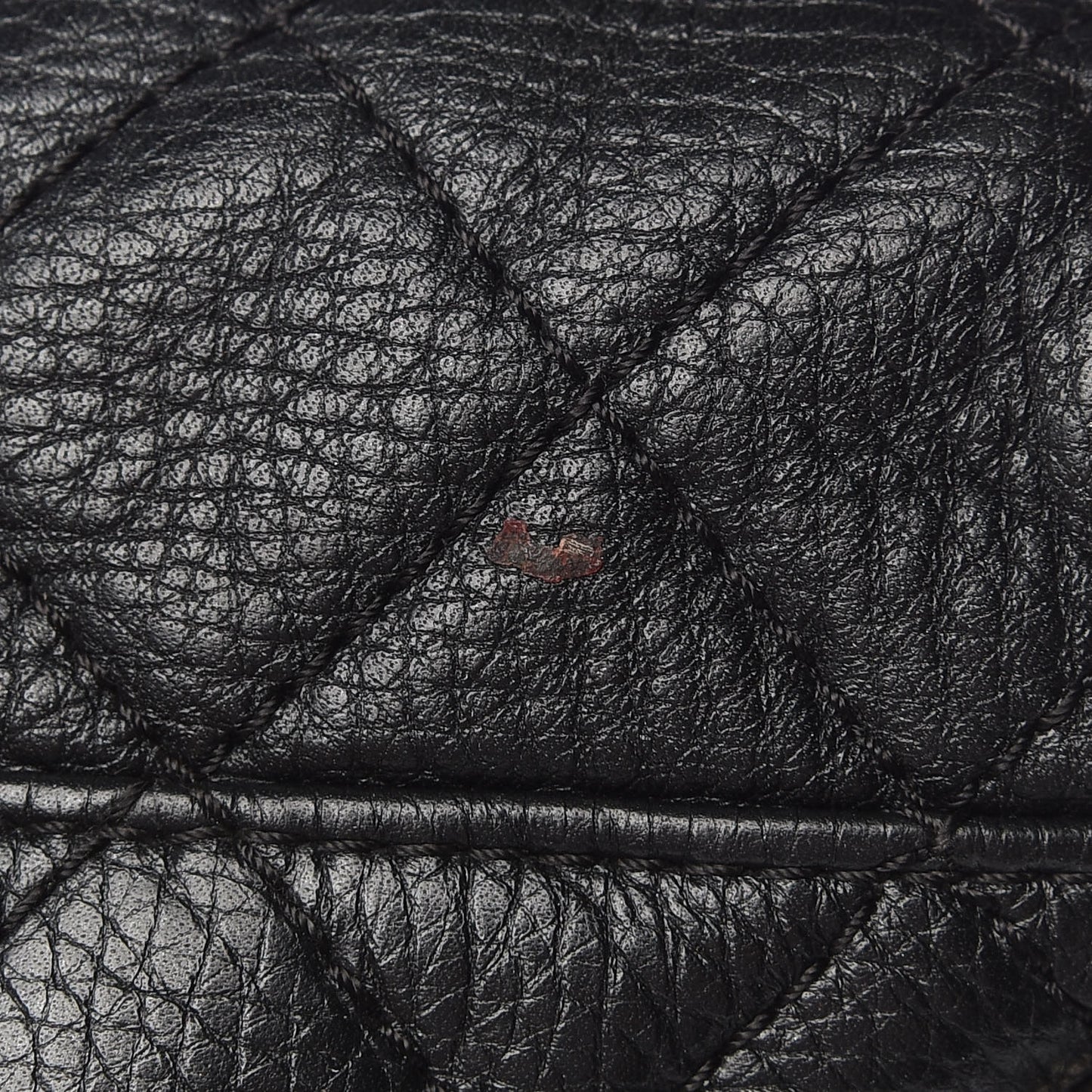 Calfskin Quilted XXL Travel Flap Bag Black