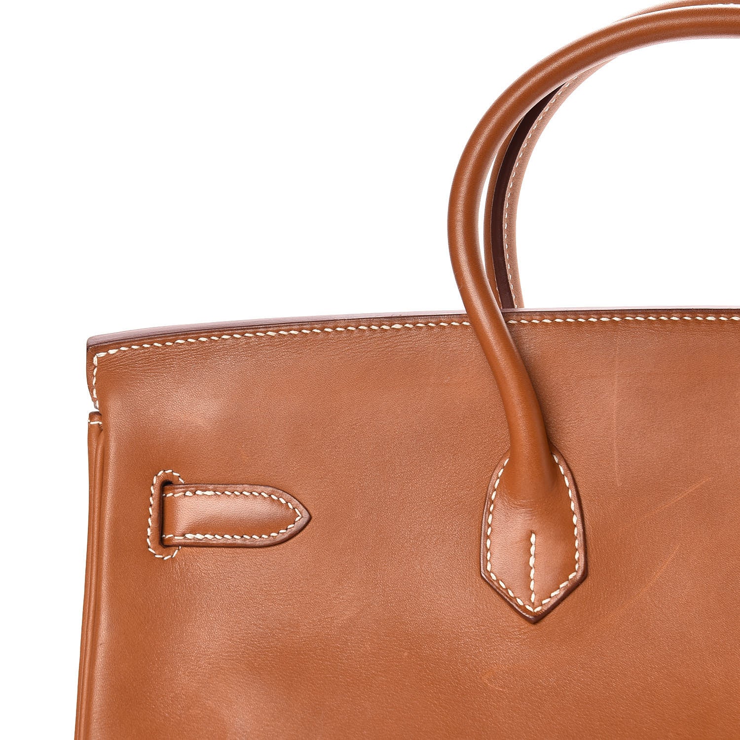 Hermes Natural Barenia Birkin 40 Fauve 12 of 31