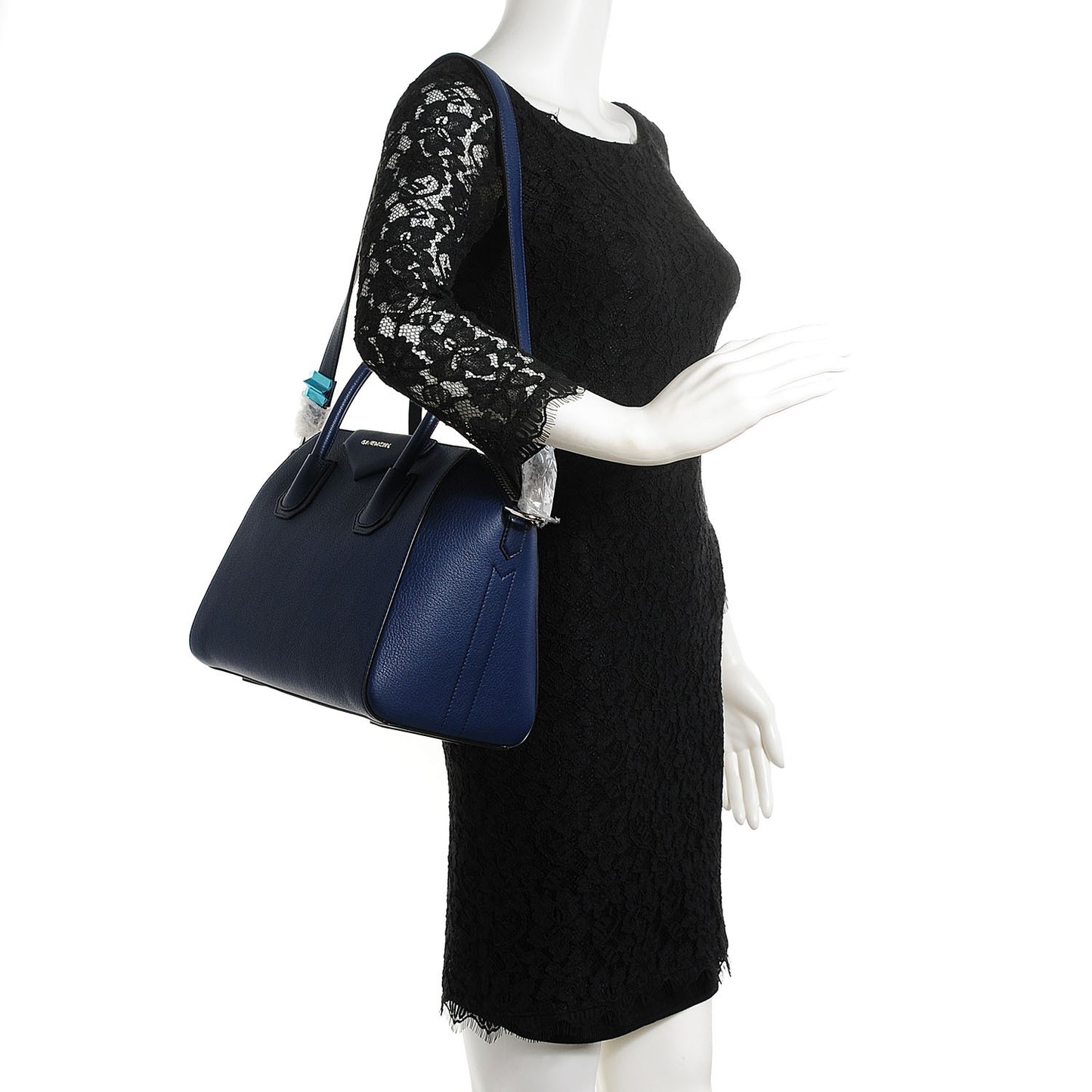 Sugar Goatskin Small Antigona Navy