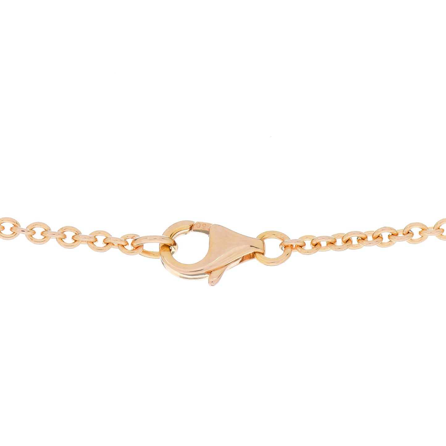 18K Pink Gold Interlocking LOVE Necklace
