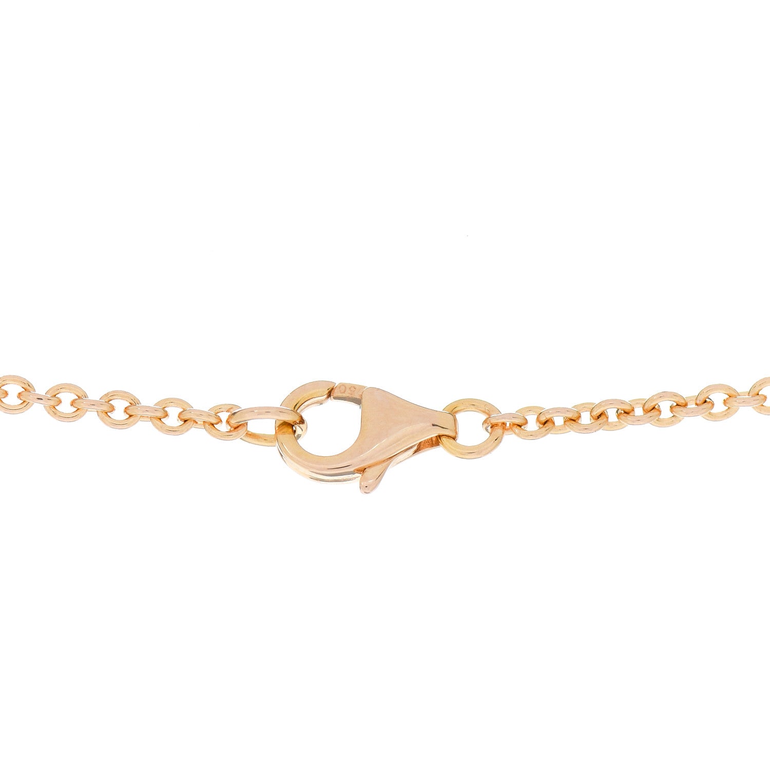 Cartier 18K Pink Gold Interlocking LOVE Necklace 4 of 4