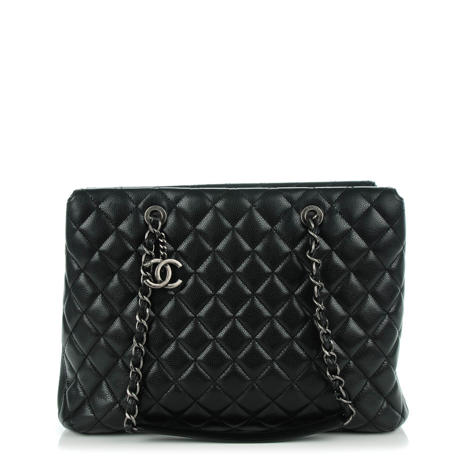 Chanel Caviar Quilted City Shopping Tote Black 1 of 7