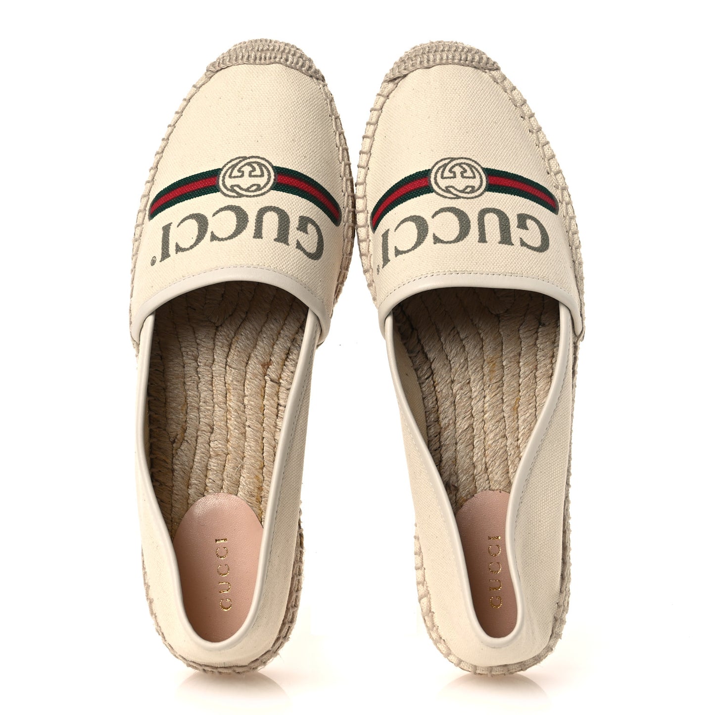 Canvas Logo Espadrilles 39 Greggio White