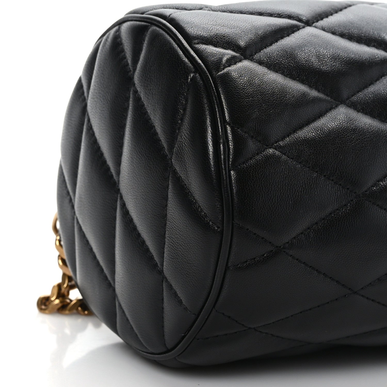 Saint Laurent Lambskin Monogram Small Sade Tube Bag Black 8 of 9