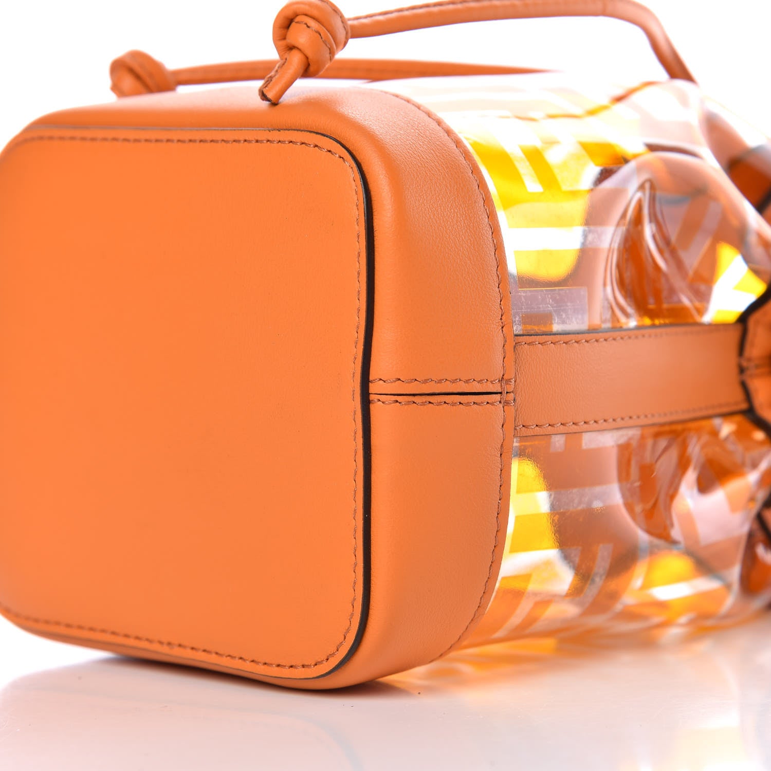Fendi TPU FF Vitello Grace F is Fendi Mini Mon Tresor Bucket Bag Aranciata 8 of 8