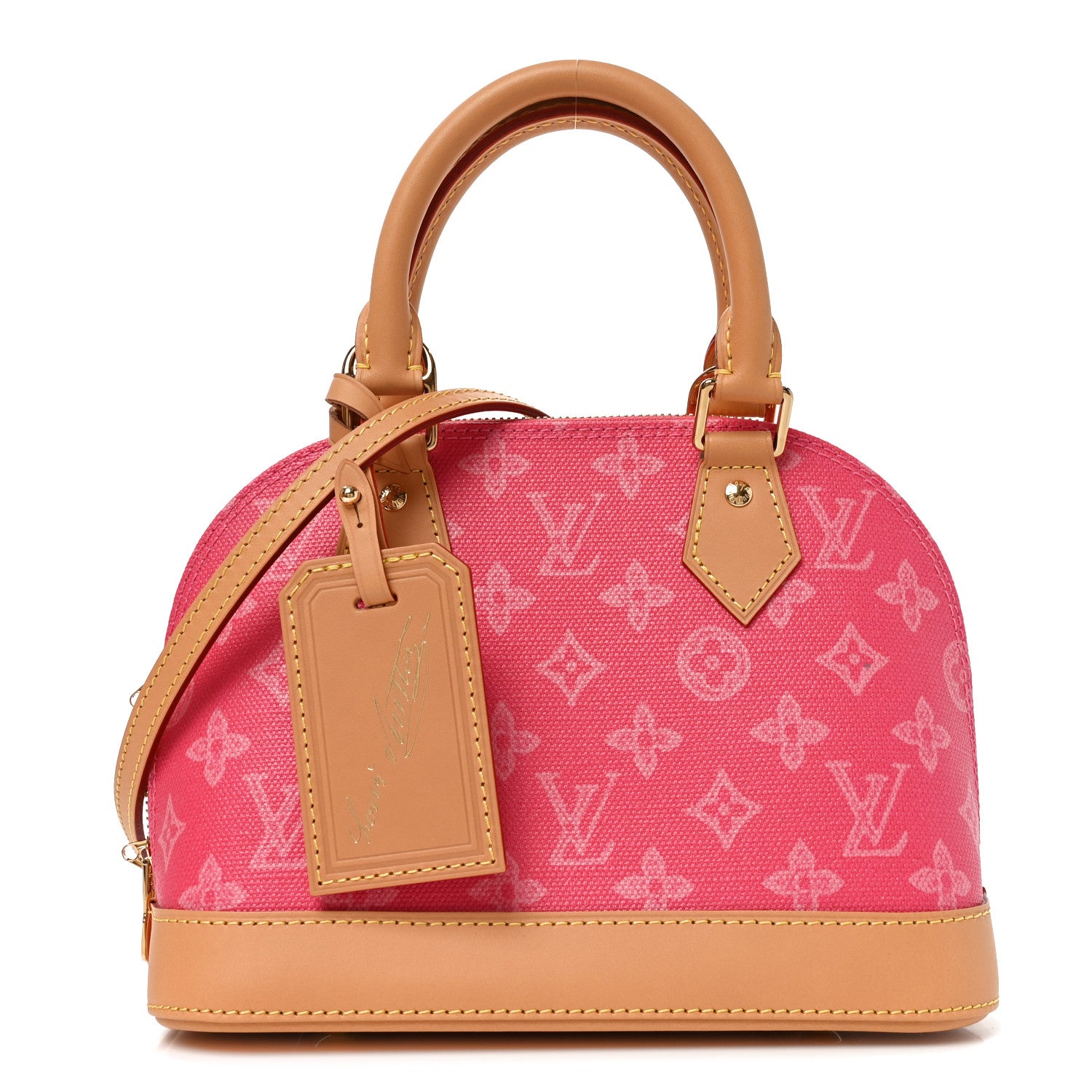 Louis Vuitton Monogram Origine Alma BB Rose Ruban 1 of 9