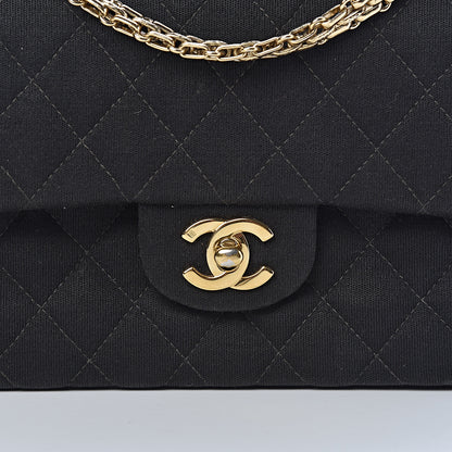 Chanel Jersey Quilted Small Double Flap Black 13 of 13