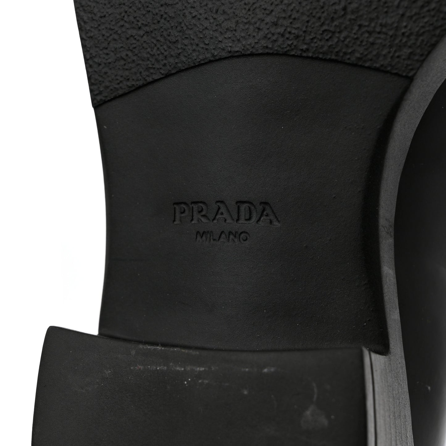 Spazzolato Metal Triangle Logo 50mm Loafers 37 Black