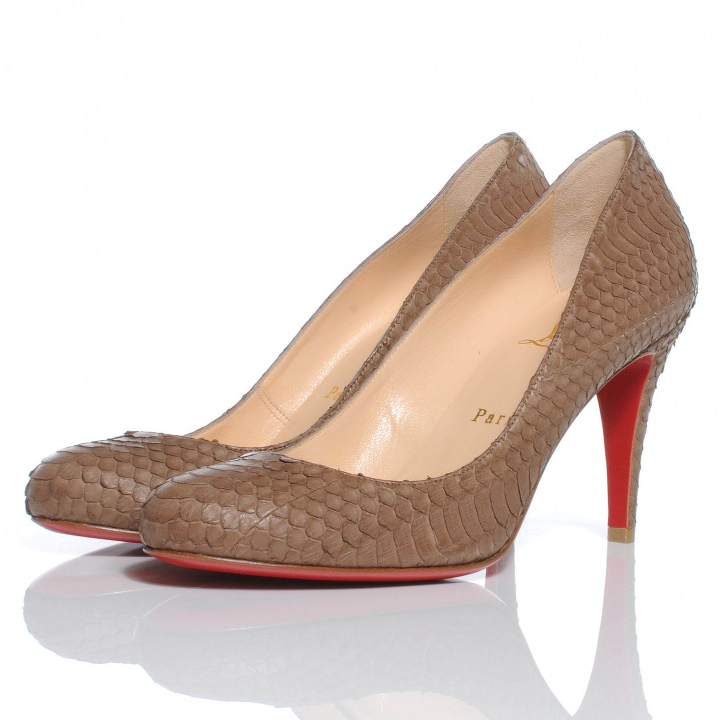 Watersnake Ron Ron 85 Pumps 37.5 Camel
