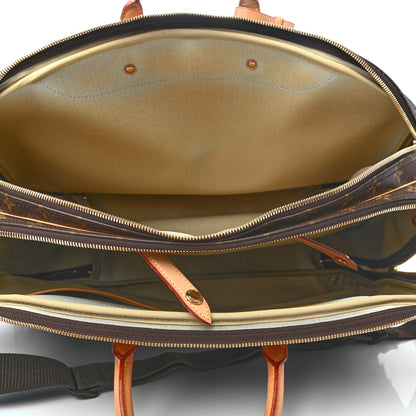 Louis Vuitton Monogram Alize 2 Compartment Luggage Travel Bag 4 of 11