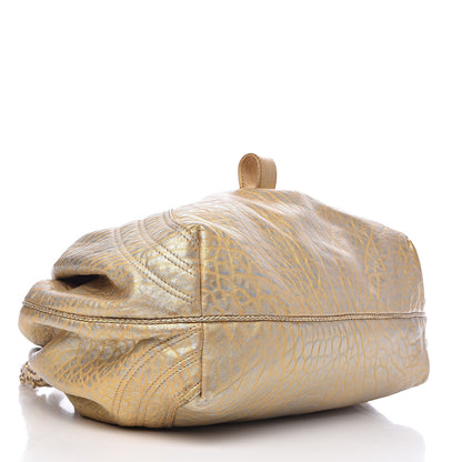 Fendi Nappa Nuvolata Bimetal Spy Oro Argento 4 of 11