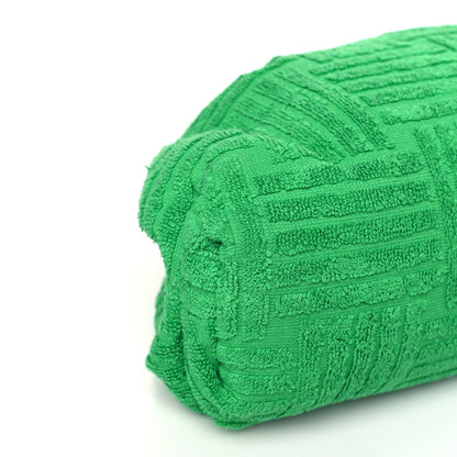 Bottega Veneta Sponge Fabric The Pouch Clutch Grass 8 of 9