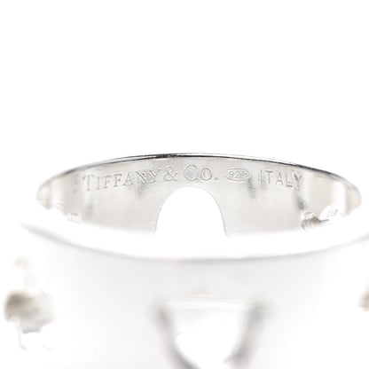 Tiffany Sterling Silver Tulip Band Ring 51 5.75 4 of 4
