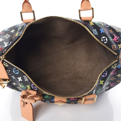 Louis Vuitton Monogram Multicolor Keepall 45 Black 7 of 8