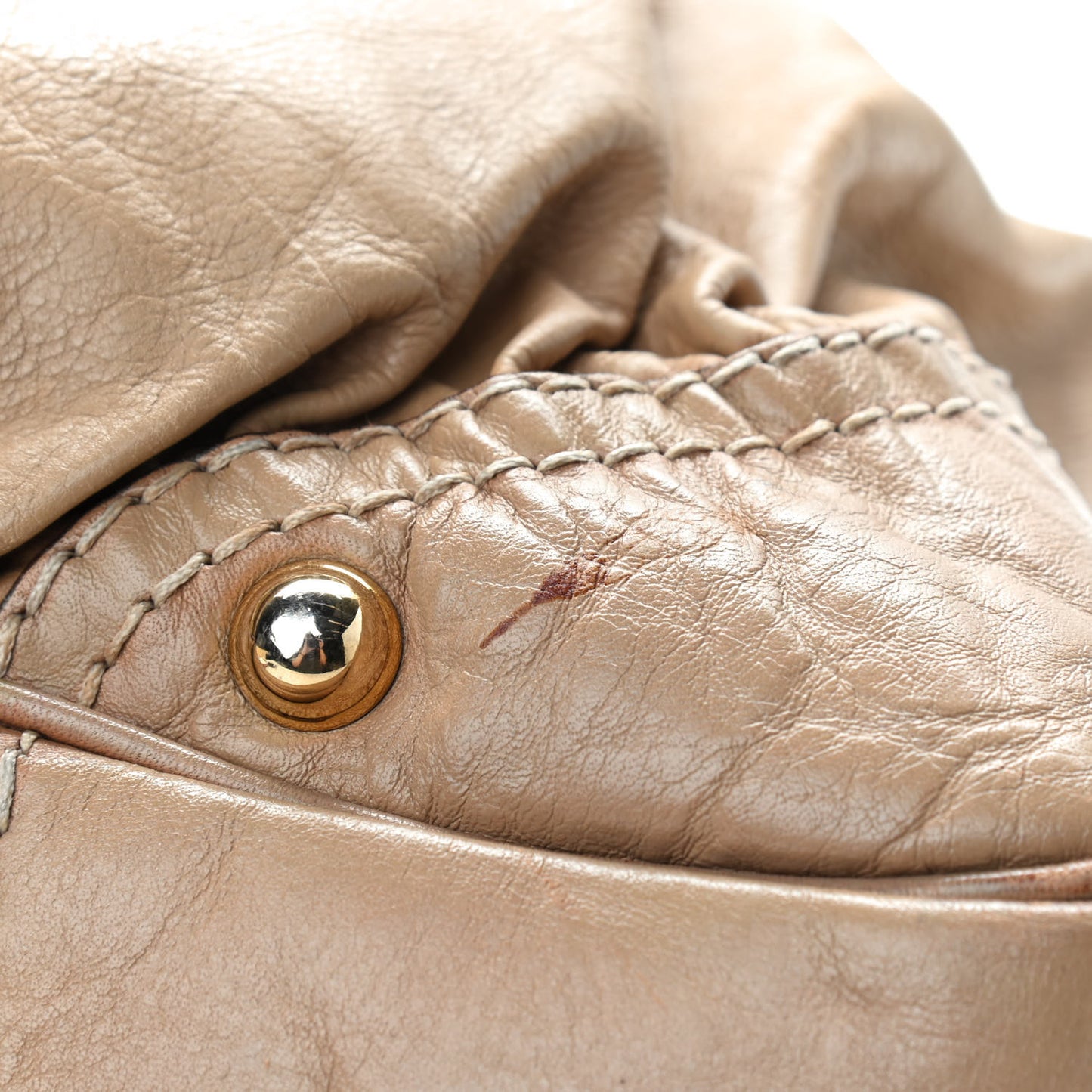 Calfskin Large Jockey Hobo Tan
