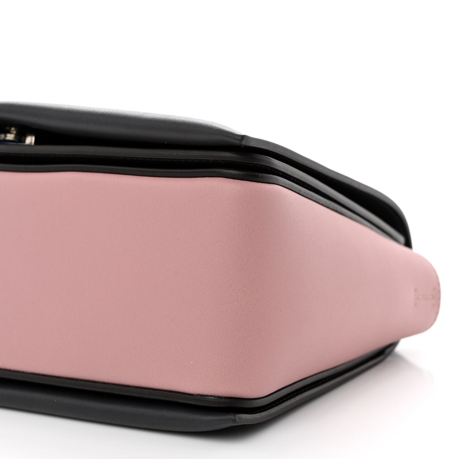 Celine Shiny Smooth Calfskin Medium Frame Shoulder Bag Liquorice Antique Rose 9 of 9