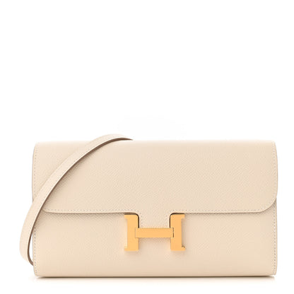 Hermes Epsom Constance Long To Go Wallet Craie 1 of 10