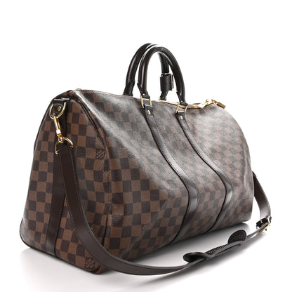 Louis Vuitton Damier Ebene Keepall Bandouliere 45 2 of 10