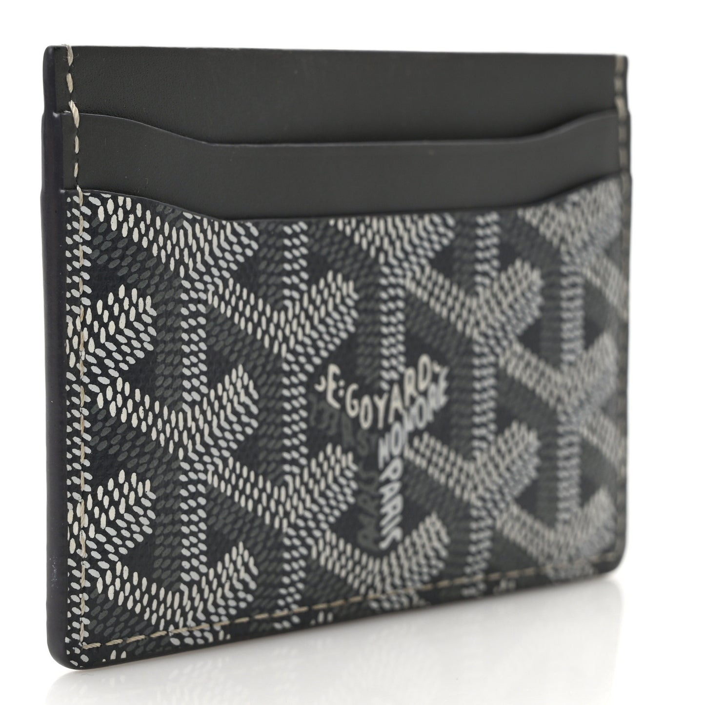 Goyardine Saint Sulpice Card Holder Grey