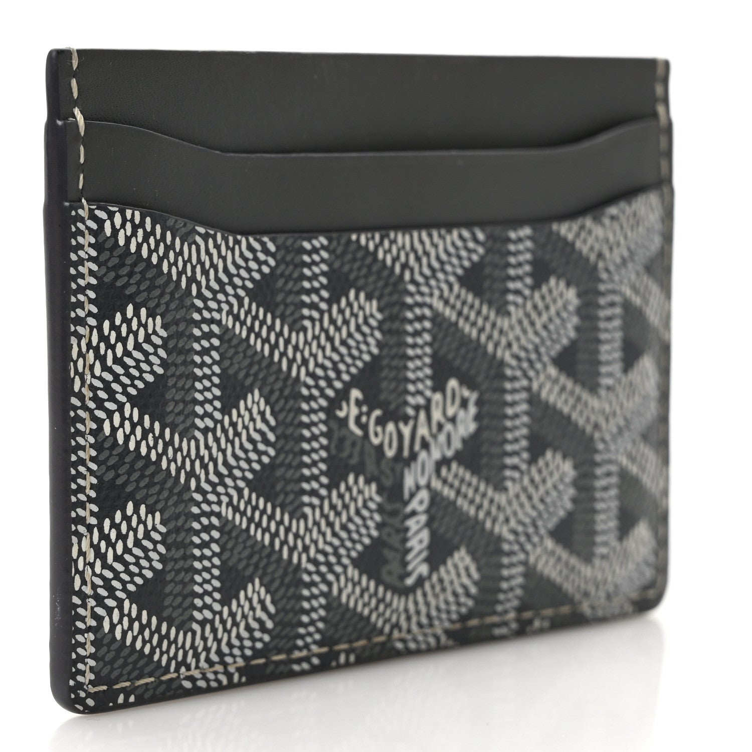 Goyard Goyardine Saint Sulpice Card Holder Grey 3 of 7