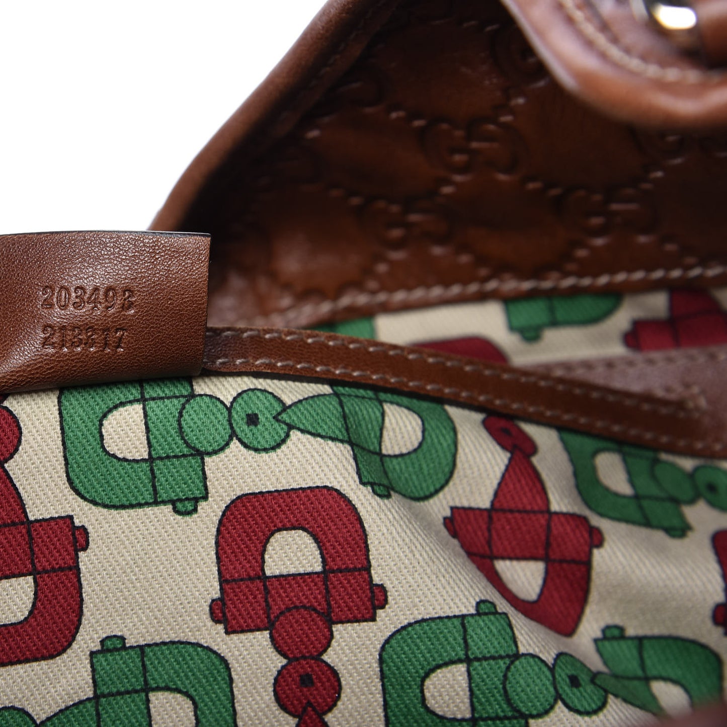 Guccissima Large Joy Shoulder Bag Brown