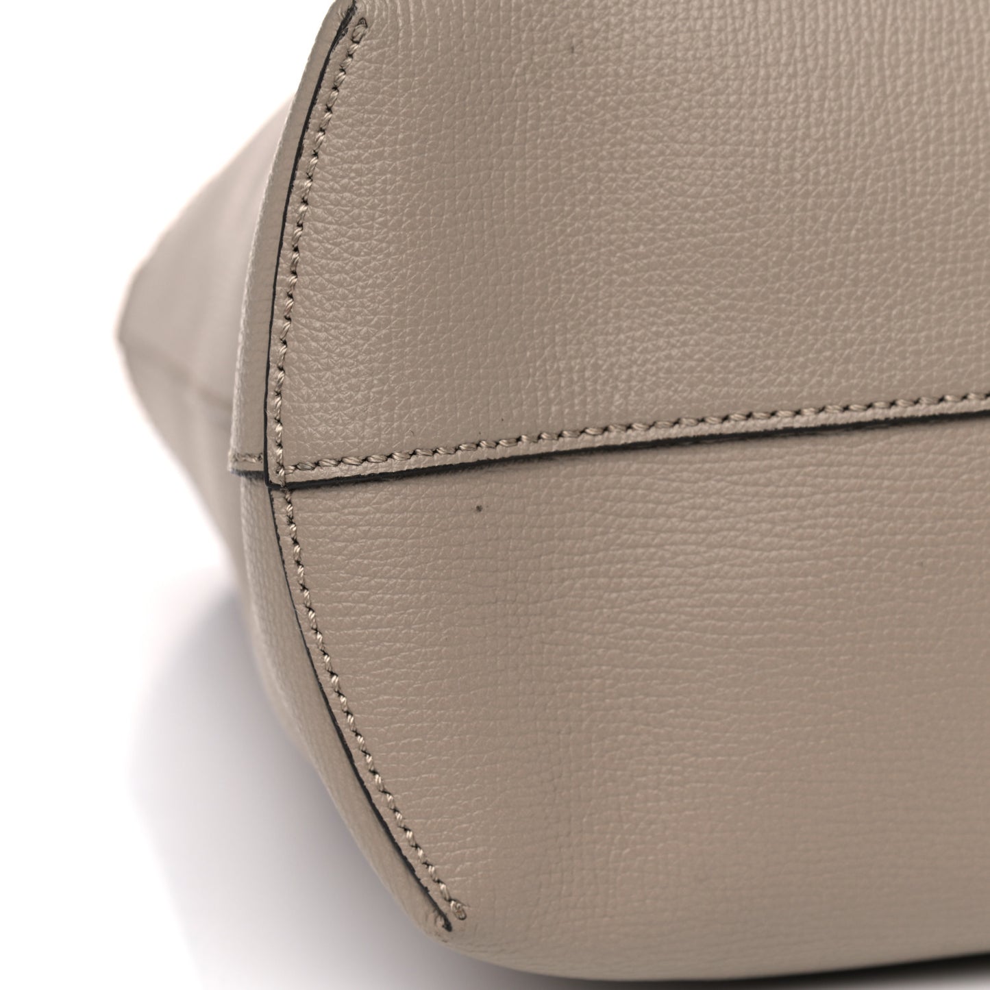 Vitello Vienna Enamel F is Fendi Shopping Tote Tortora Taupe