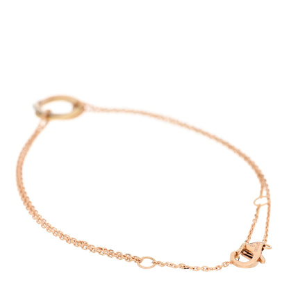 Cartier 18K Pink Yellow White Gold Trinity Bracelet 2 of 4