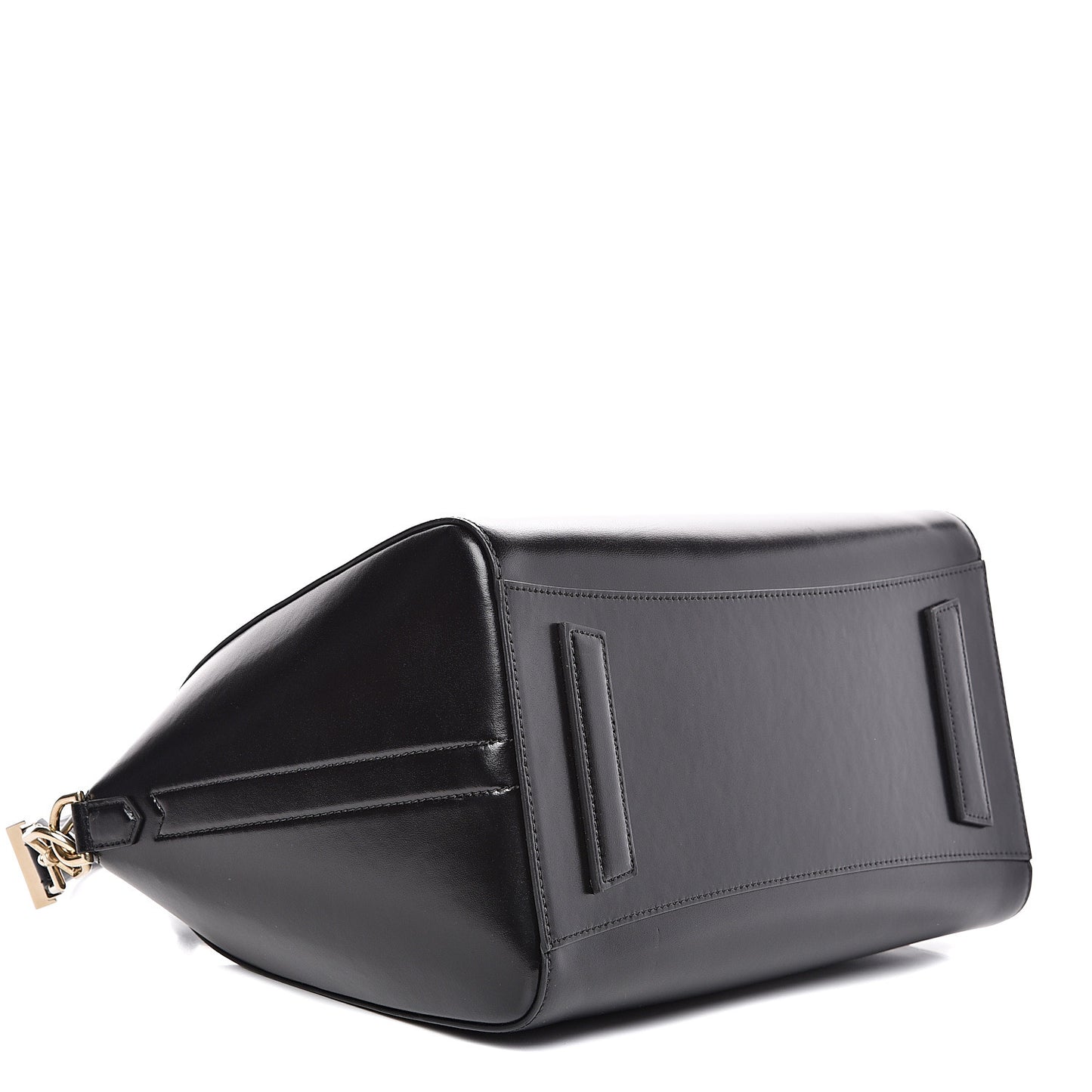 Shiny Lord Calfskin Medium Antigona Black