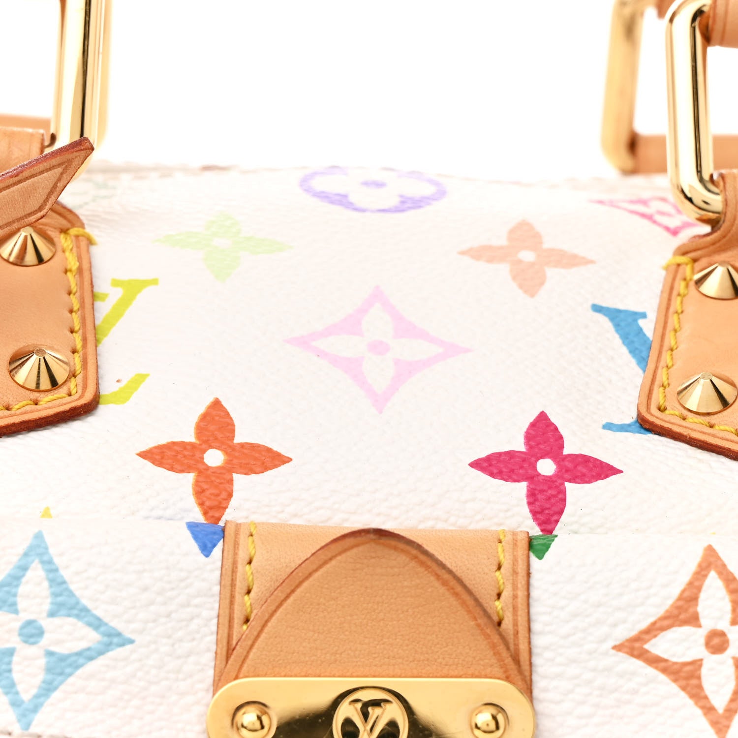 Louis Vuitton Monogram Multicolor Speedy 30 White 7 of 9
