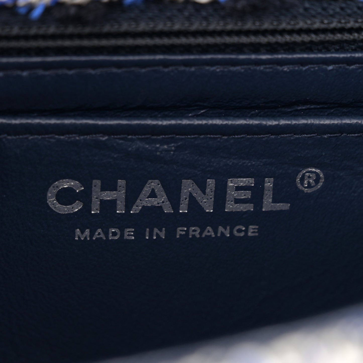 Tweed Quilted 2.55 Reissue Mini Flap Blue